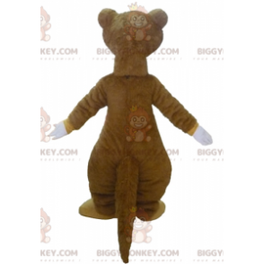 Traje de mascote BIGGYMONKEY™ de Sid, a famosa preguiça marrom