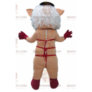 Costume de mascotte BIGGYMONKEY™ de cochonne rose avec des