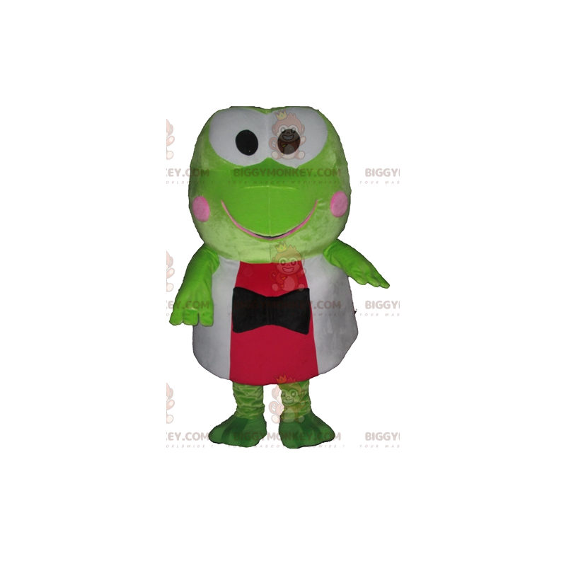 BIGGYMONKEY™ Costume mascotte rana verde molto divertente in