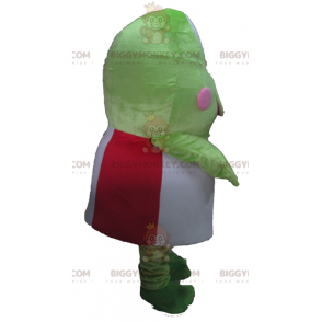 BIGGYMONKEY™ Disfraz de mascota de rana verde muy divertido en