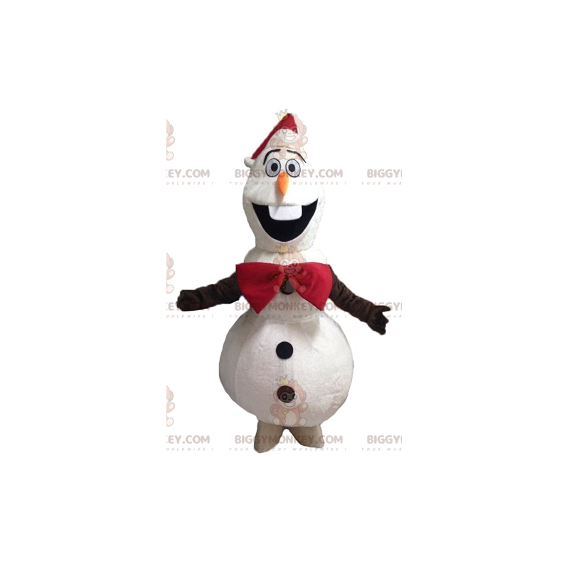 BIGGYMONKEY™ Olaf Famous Snowman Mascot Kostuum van Frozen -