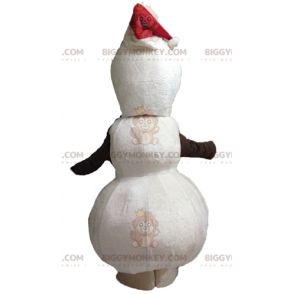 BIGGYMONKEY™ Olaf Famous Snowman Mascot Costume from Frozen -