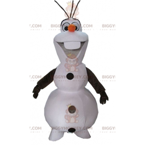 Costume de mascotte BIGGYMONKEY™ d'Olaf bonhomme de neige de la