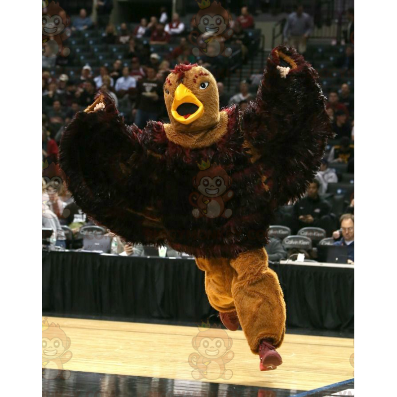 Brun Big Bird Eagle BIGGYMONKEY™ maskotdräkt - BiggyMonkey