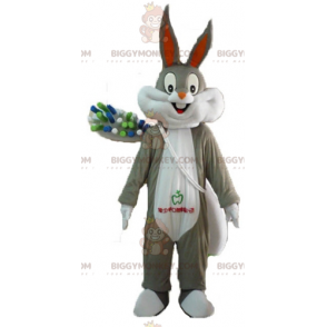 Bugs Bunny BIGGYMONKEY™ Mascot Costume with Giant Toothbrush –