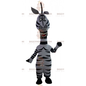 Kostým maskota BIGGYMONKEY™ Martyho, slavné zebry z animovaného