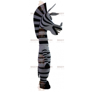 BIGGYMONKEY™ Maskottchenkostüm von Marty, dem berühmten Zebra