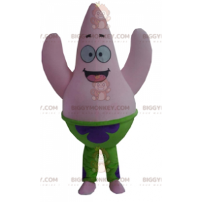 Patrick Famous Pink Starfish BIGGYMONKEY™ Mascot Costume from