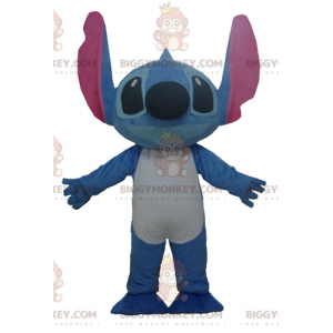 Cuci il costume della mascotte BIGGYMONKEY™ alieno blu di Lilo