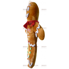 BIGGYMONKEY™ mascot costume of Ti's famous gingerbread cookie