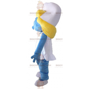 Traje de mascote BIGGYMONKEY™ da Smurfette da famosa história