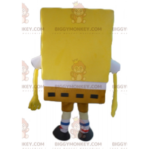 Gul tegneseriefigur Svampebob BIGGYMONKEY™ maskotkostume -