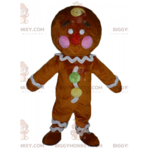 Costume de mascotte BIGGYMONKEY™ de Ti biscuit pain d'épices