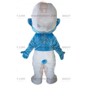 Costume de mascotte BIGGYMONKEY™ de Schtroumpf bleu et blanc de