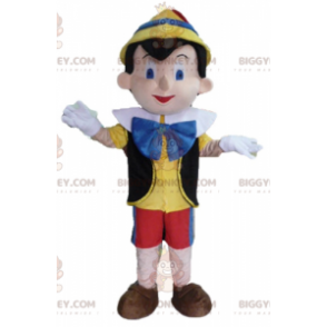 Pinocchio berømte tegneseriefigur BIGGYMONKEY™ maskotkostume -