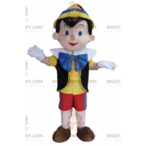 Pinokkio beroemde stripfiguur BIGGYMONKEY™ mascottekostuum -