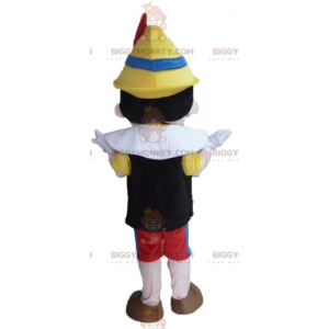 Pinocchio berømte tegneseriefigur BIGGYMONKEY™ maskotkostume -