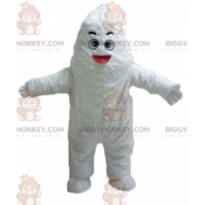 BIGGYMONKEY™ Giant Smiling White Yeti Monster Mascot Costume -