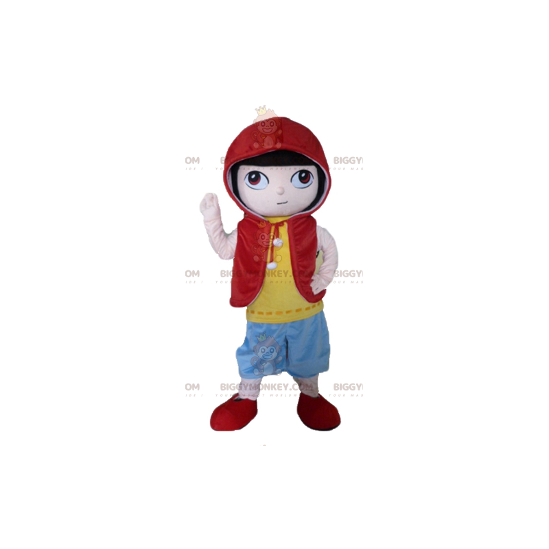 Anime karakter jongen BIGGYMONKEY™ mascotte kostuum in