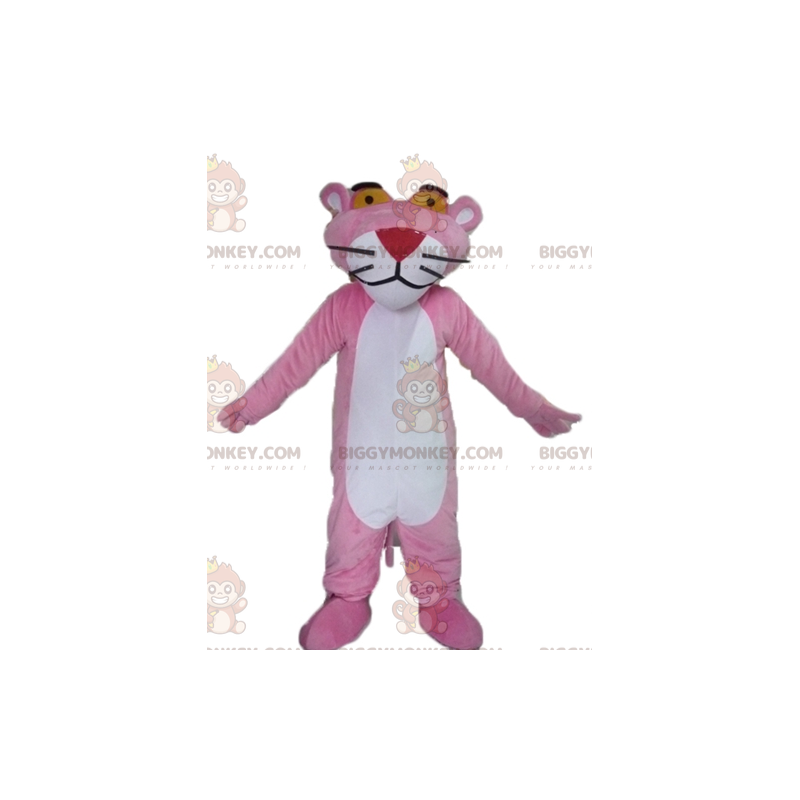 Pink Panther -sarjakuvahahmon BIGGYMONKEY™ maskottiasu -