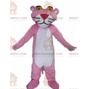 Pink Panther Cartoon-Figur BIGGYMONKEY™ Maskottchen-Kostüm -