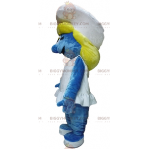 Traje de mascote BIGGYMONKEY™ da Smurfette da famosa história