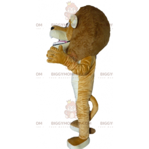 Costume de mascotte BIGGYMONKEY™ d'Alex lion du dessin animé