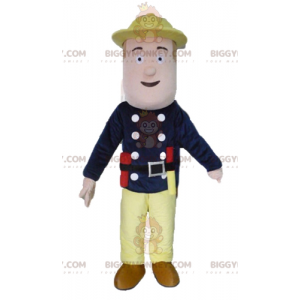 Traje de mascote Zookeeper Explorer Man BIGGYMONKEY™ –