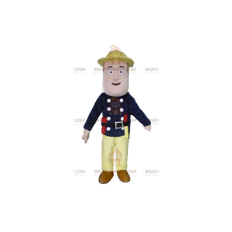 Costume della mascotte di Zookeeper Explorer Man BIGGYMONKEY™ -