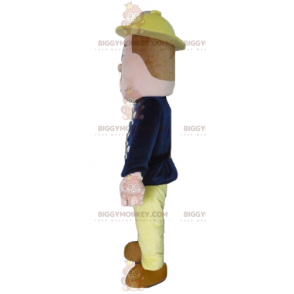 Traje de mascote Zookeeper Explorer Man BIGGYMONKEY™ –