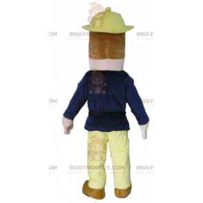 Zookeeper Explorer Man BIGGYMONKEY™ Mascot Costume –