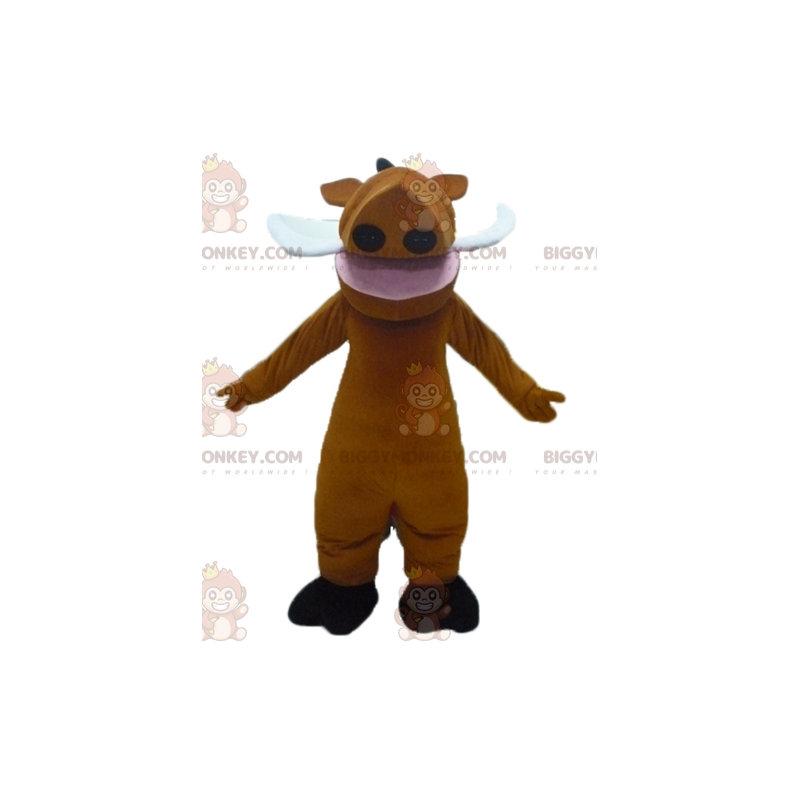 BIGGYMONKEY™ Costume da mascotte Famoso Pumba Warthog dal