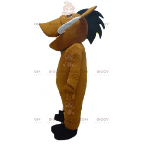 BIGGYMONKEY™-mascottekostuum Beroemd Pumba-wrattenzwijn uit de