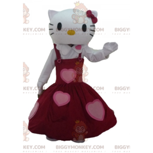 BIGGYMONKEY™ Costume da mascotte di Hello Kitty vestito con un