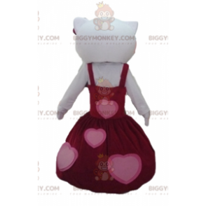 BIGGYMONKEY™ Costume da mascotte di Hello Kitty vestito con un