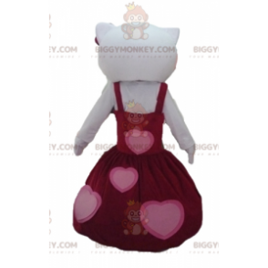 Traje de mascote BIGGYMONKEY™ Hello Kitty vestido com um lindo