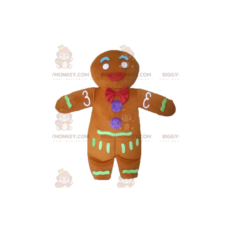 BIGGYMONKEY™ mascot costume of Ti's famous gingerbread cookie