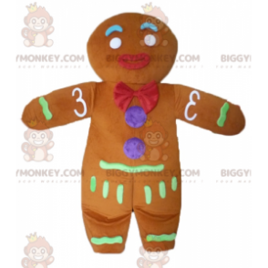 BIGGYMONKEY™ mascot costume of Ti's famous gingerbread cookie