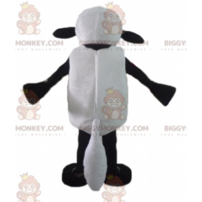 Traje de mascote BIGGYMONKEY™ de ovelha de desenho animado em