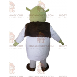 BIGGYMONKEY™ Maskottchen-Kostüm von Shrek, dem berühmten grünen