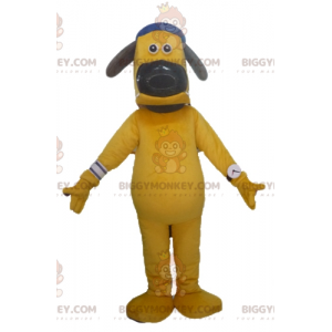 Στολή μασκότ Big Yellow Dog BIGGYMONKEY™ με καπάκι -