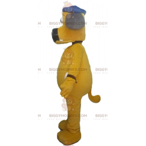 Big Yellow Dog BIGGYMONKEY™ maskotti asu ja lippalakki -