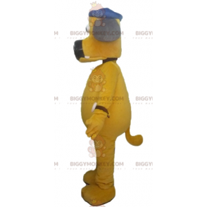 Disfraz de mascota Big Yellow Dog BIGGYMONKEY™ con gorra -