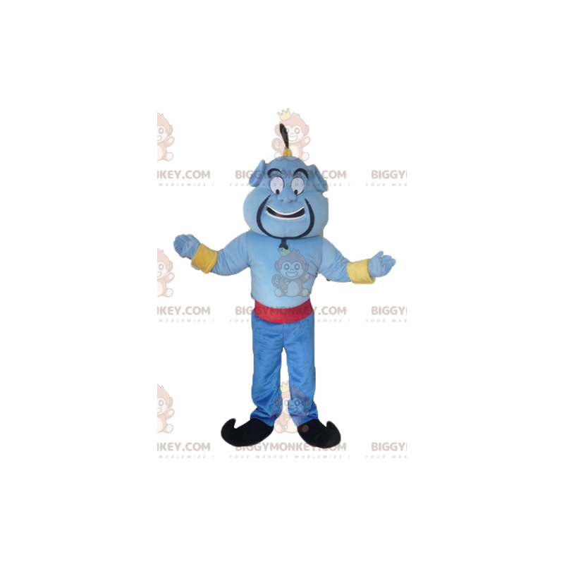 Aladdin beroemd personage Genie BIGGYMONKEY™ mascottekostuum -