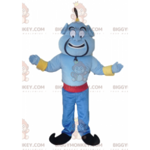 Aladdin beroemd personage Genie BIGGYMONKEY™ mascottekostuum -