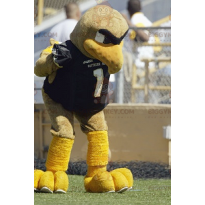 BIGGYMONKEY™ Big Bird Beige & Yellow Mascot Costume In