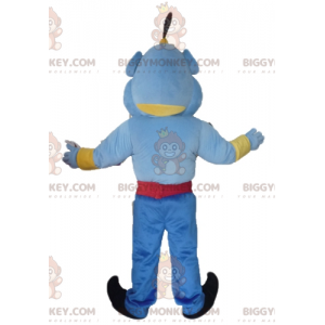 Aladdin beroemd personage Genie BIGGYMONKEY™ mascottekostuum -