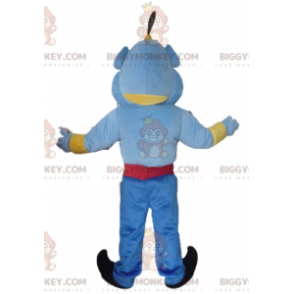 Aladdin beroemd personage Genie BIGGYMONKEY™ mascottekostuum -