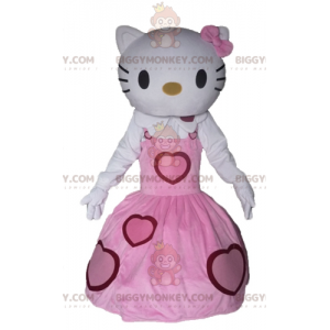 Costume da mascotte di Hello Kitty BIGGYMONKEY™ vestito con un