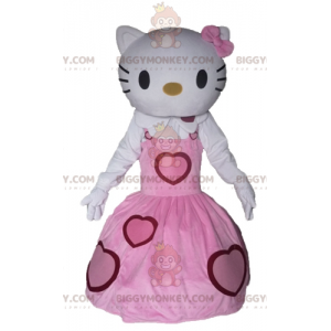 Hello Kitty BIGGYMONKEY™ maskottiasu vaaleanpunaiseen mekkoon -